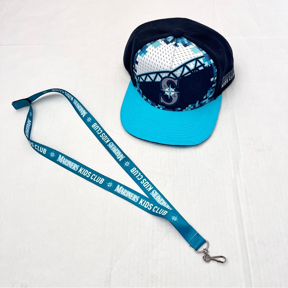 MLB Seattle Mariner’s Kid’s Club Hat & Lanyard